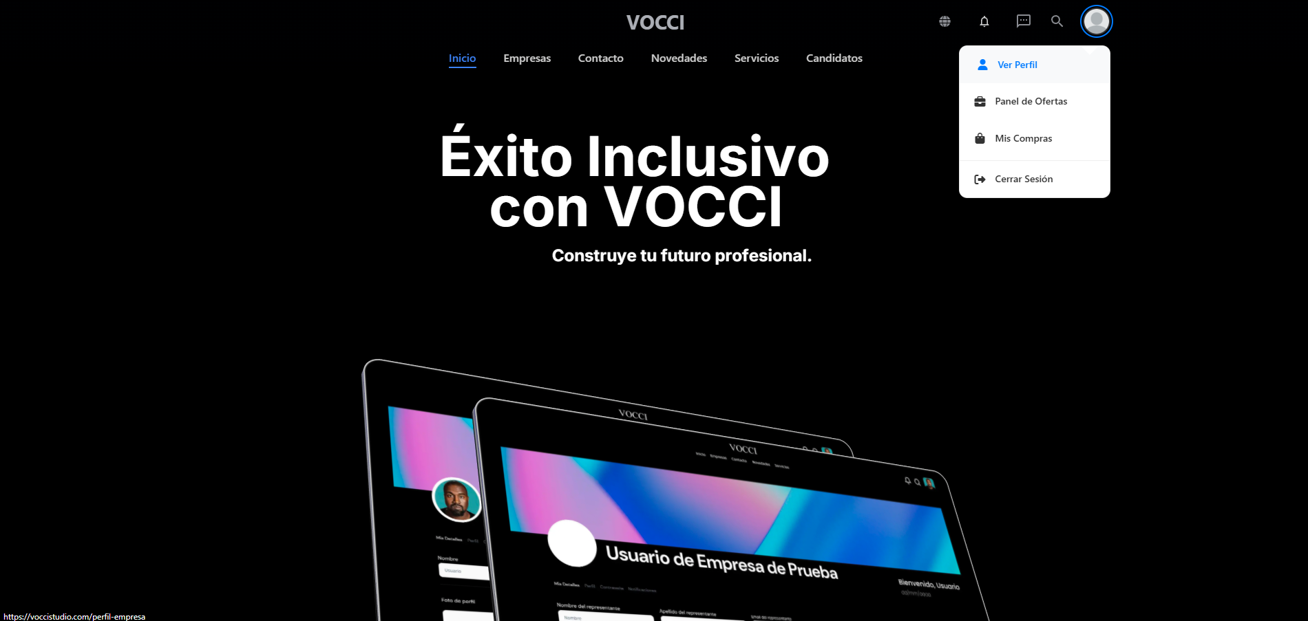 Opciones de Usuario